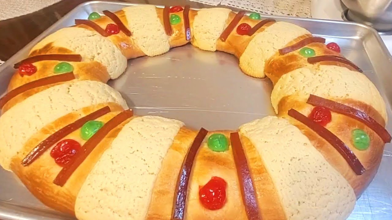 ROSCA DE REYES SABOR A NARANJA🍊 la más esponjosa y deliciosa que has probado( leche en polvo y 🍊)