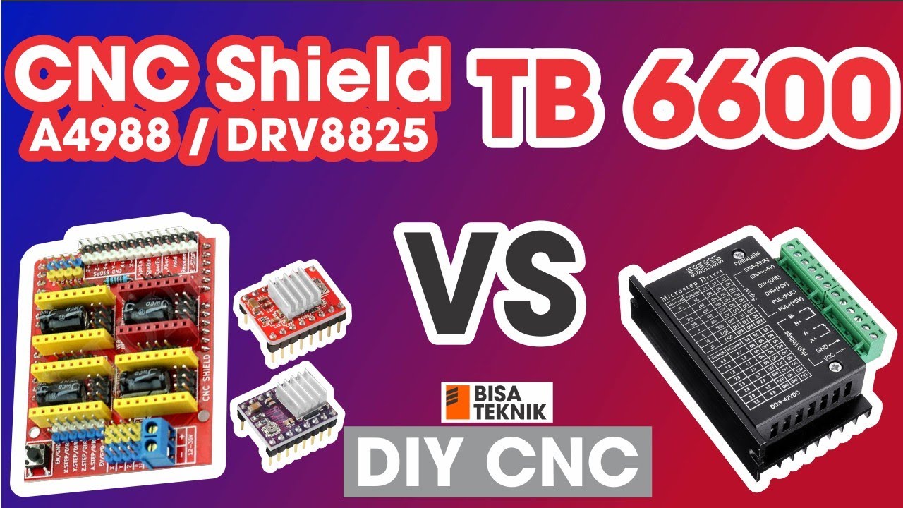 CNC Shield (A4988/DRV8825) VS TB6600!!!