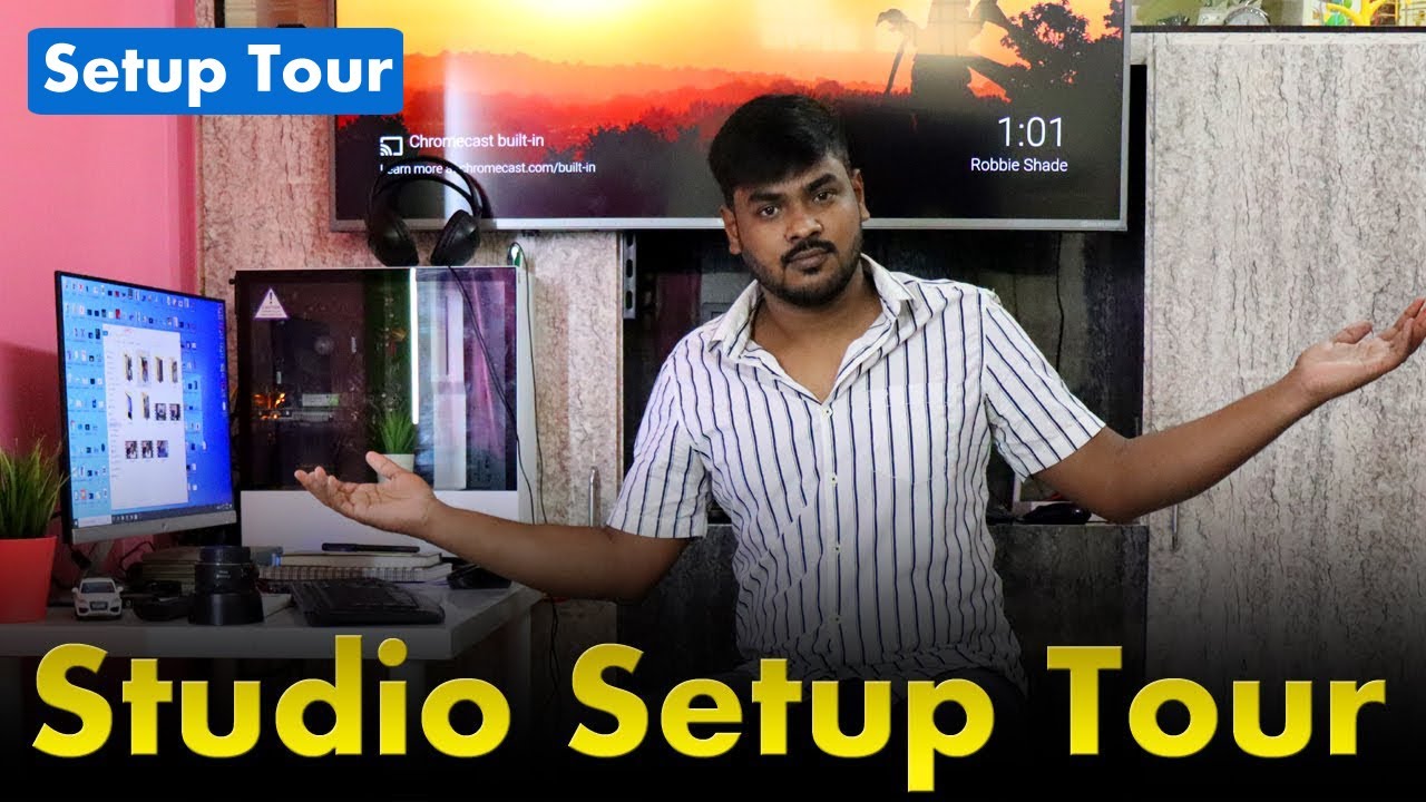 My Youtube Channel Setup Tour 2020 ( techReport in Telugu )