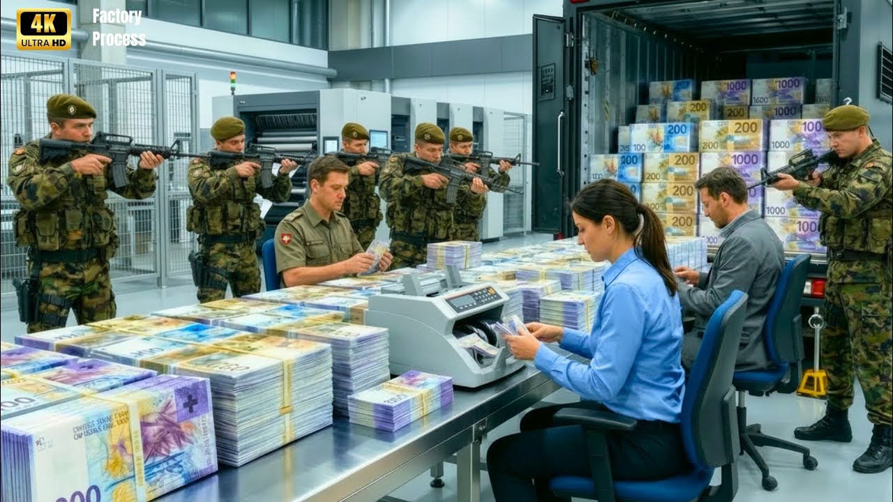 Inside Switzerland’s Banknote Factory: How CHF Becomes the World’s Safe Money (Full Process)