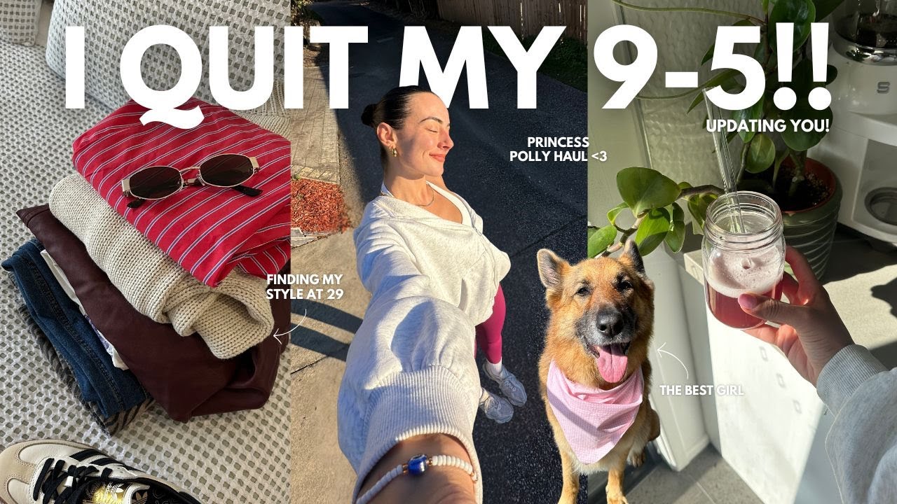 I QUIT MY 9-5!! new beginnings, Princess Polly haul, finding my style & answering your questions 🤍