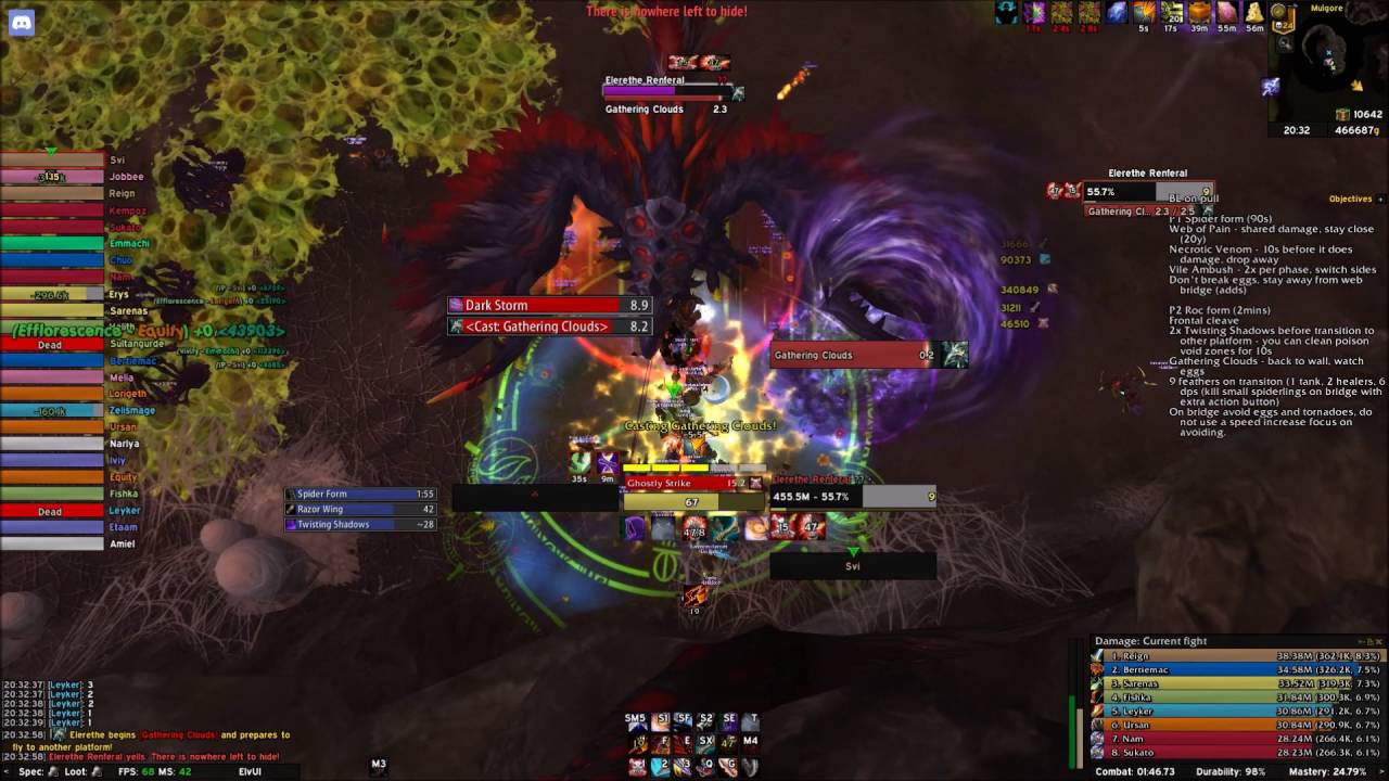Emerald Nightmare - Elerethe Renferal hc - Rogue PoV