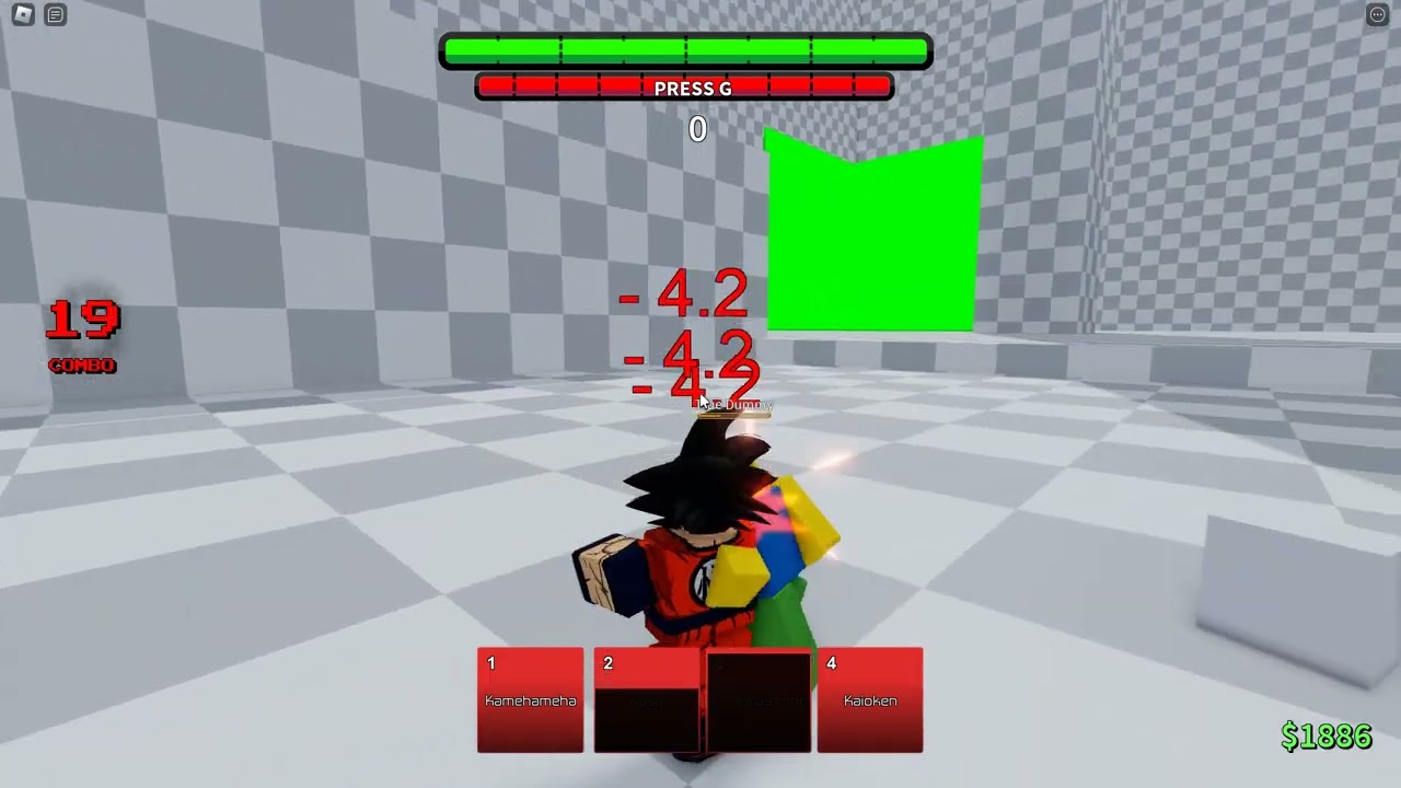 ABA Namek Goku Base 120-0 combo