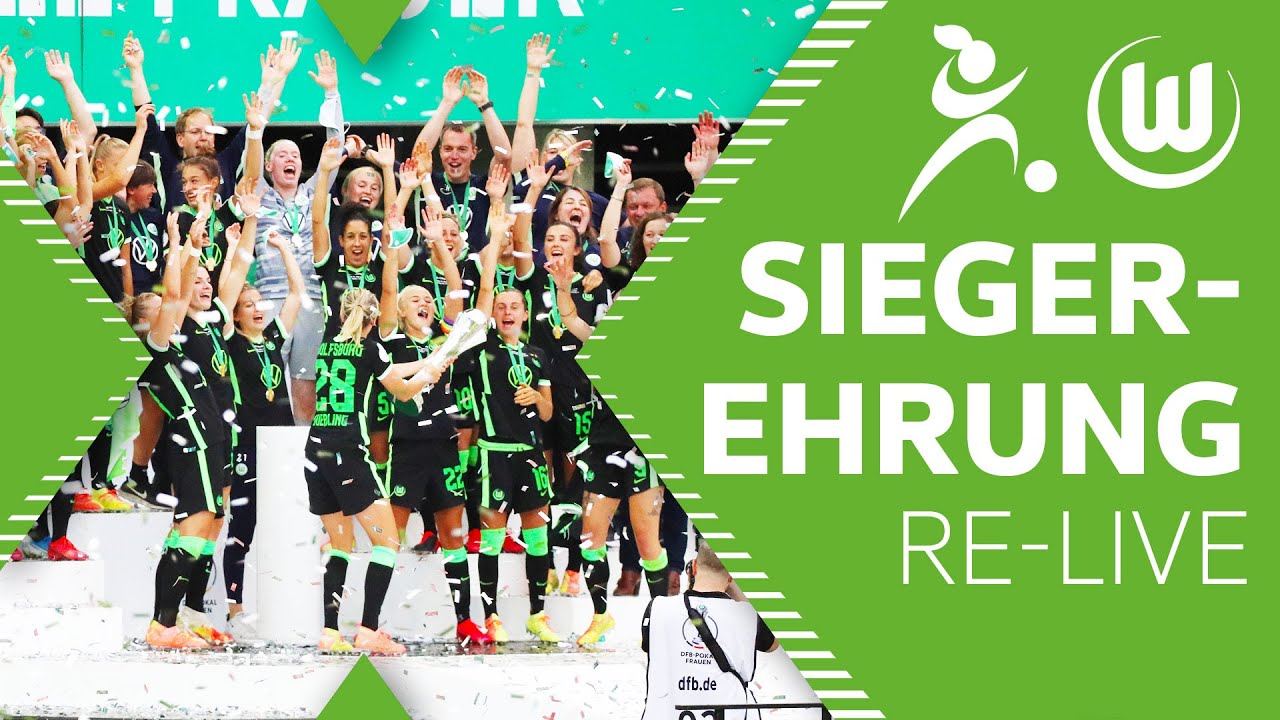 Siegerehrung des DFB-Pokalfinals | VfL Wolfsburg Frauen