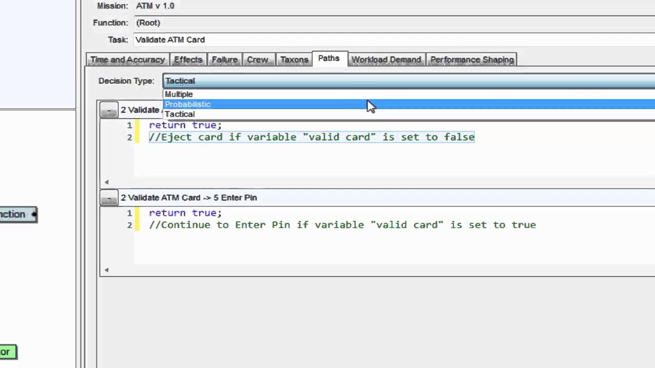 Decision Nodes and Path Logic