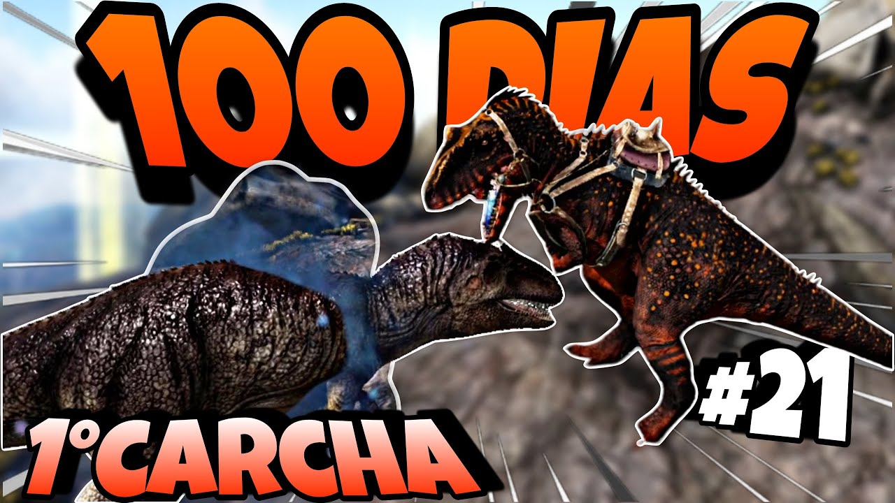 100 DIAS mi 1er CARCHARODONTOSAURIO | ARKUltimate MobileEditions | theisle | T1, E21