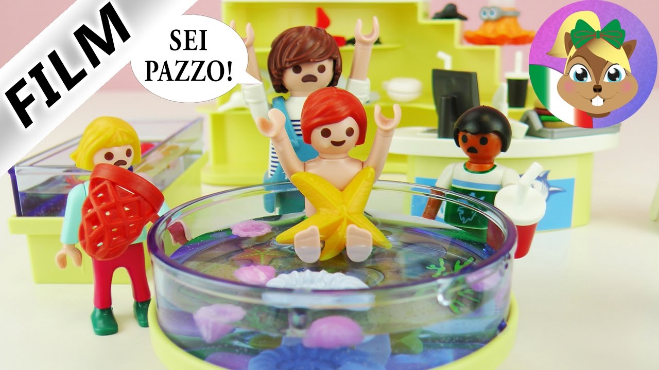 Playmobil Film: Julian nuota nel negozio di acquari! Non riesce proprio a stare lontano dai guai!