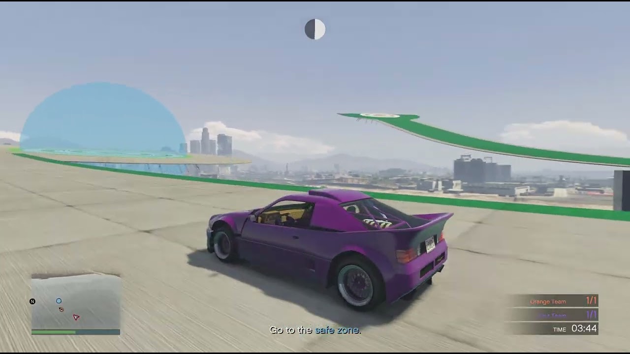 GTA5Online araba sumo yarisi