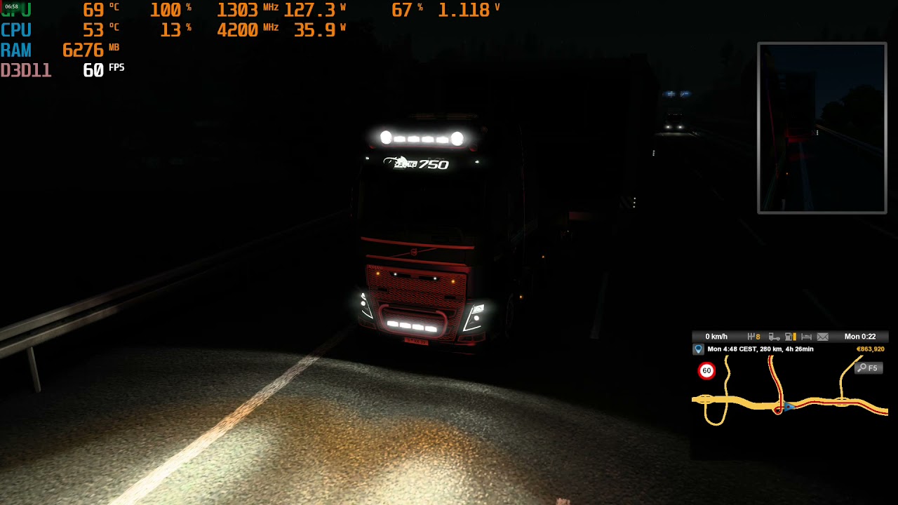 ETS2 2021- Heavy Transport series - Linz _ Brno_50t / TMX FFB / Volvo FH750