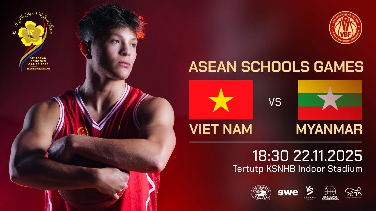 (BASKETBALL BOYS) VIETNAM VS MYANMAR (ASEAN SCHOOLS GAMES 2025)