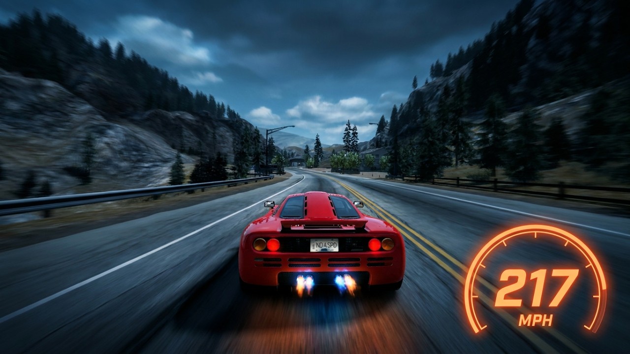 McLaren F1 Hits 217 MPH on Eagle Crest ! | NFS Hot Pursuit Gold Medal Run 🥇🏎️