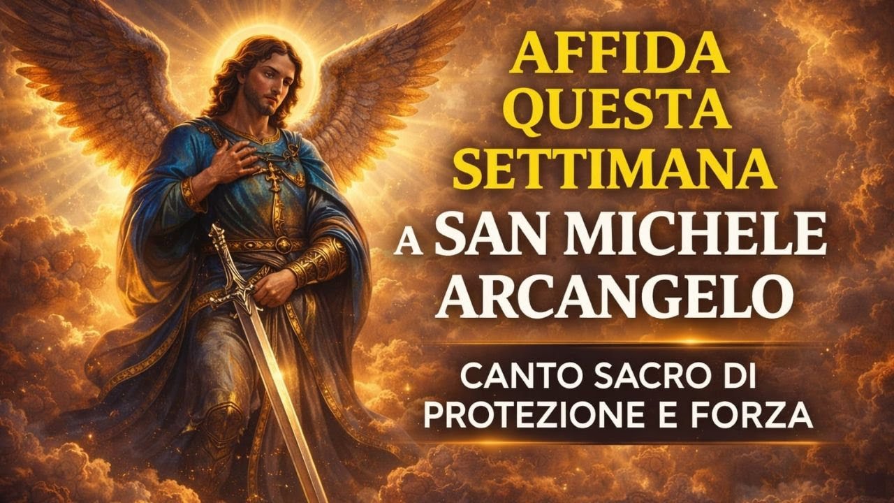 AFFIDA QUESTA SETTIMANA A SAN MICHELE ARCANGELO | Canto Sacro di Protezione e Forza #sanmichele
