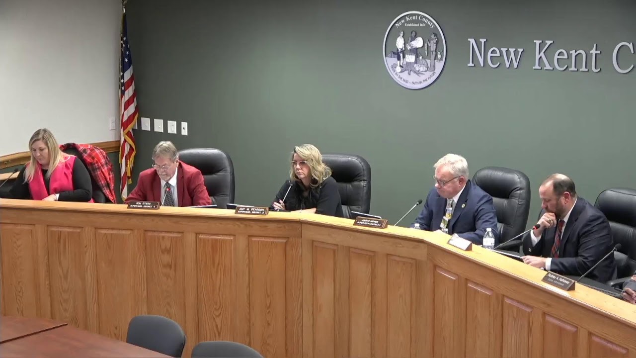 December 9, 2025 New Kent County Board of Supervisors Business Meeting