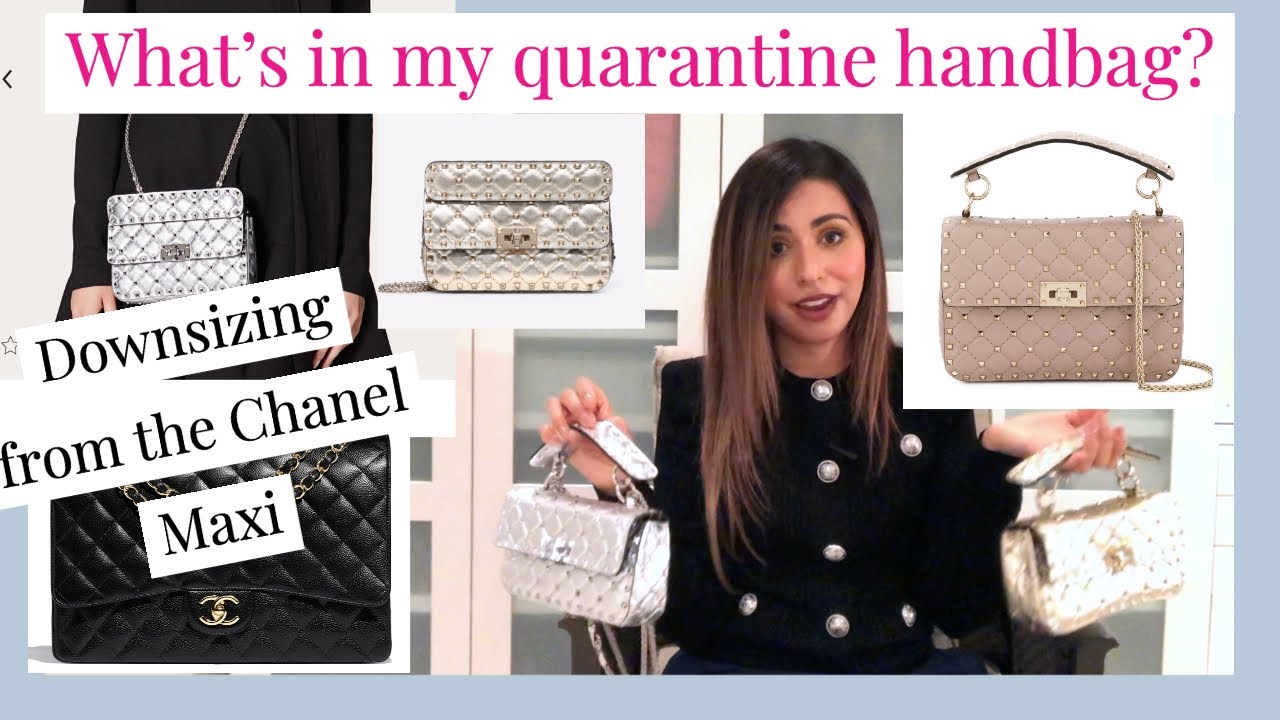 What's in my quarantine handbag? Valentino Rockstud Spike Bag review