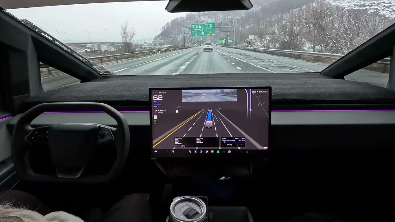 FSD V14.2.1 Handles a lot over 2 days. Including School Bus, Obstacles, People, Darting Cars