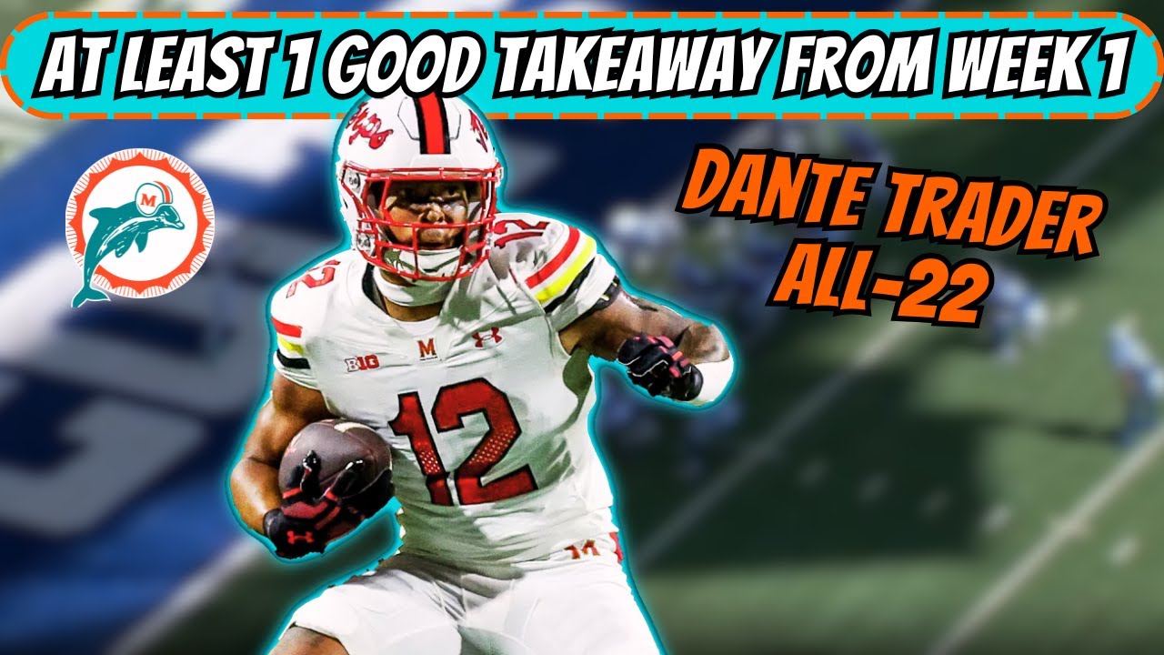 Film Breakdown: Dante Trader Jr. was a Positive Surprise for the Miami Dolphins