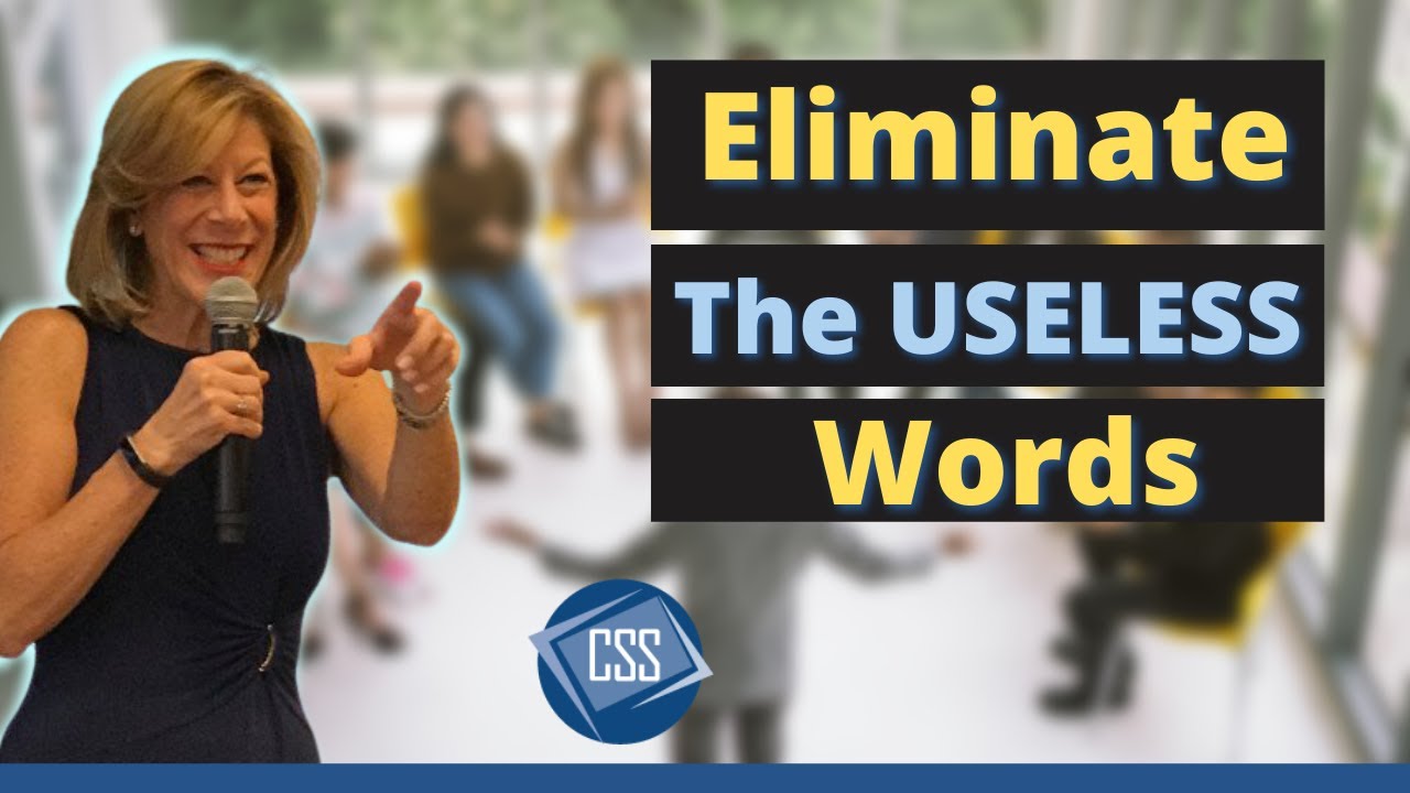 WORDS TO AVOID WHEN SPEAKING IN THE WORKPLACE (4 Step Process)