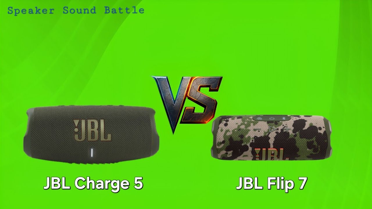JBL Charge 5 vs JBL Flip 7 - Bluetooth Speaker Sound Battle Comparison
