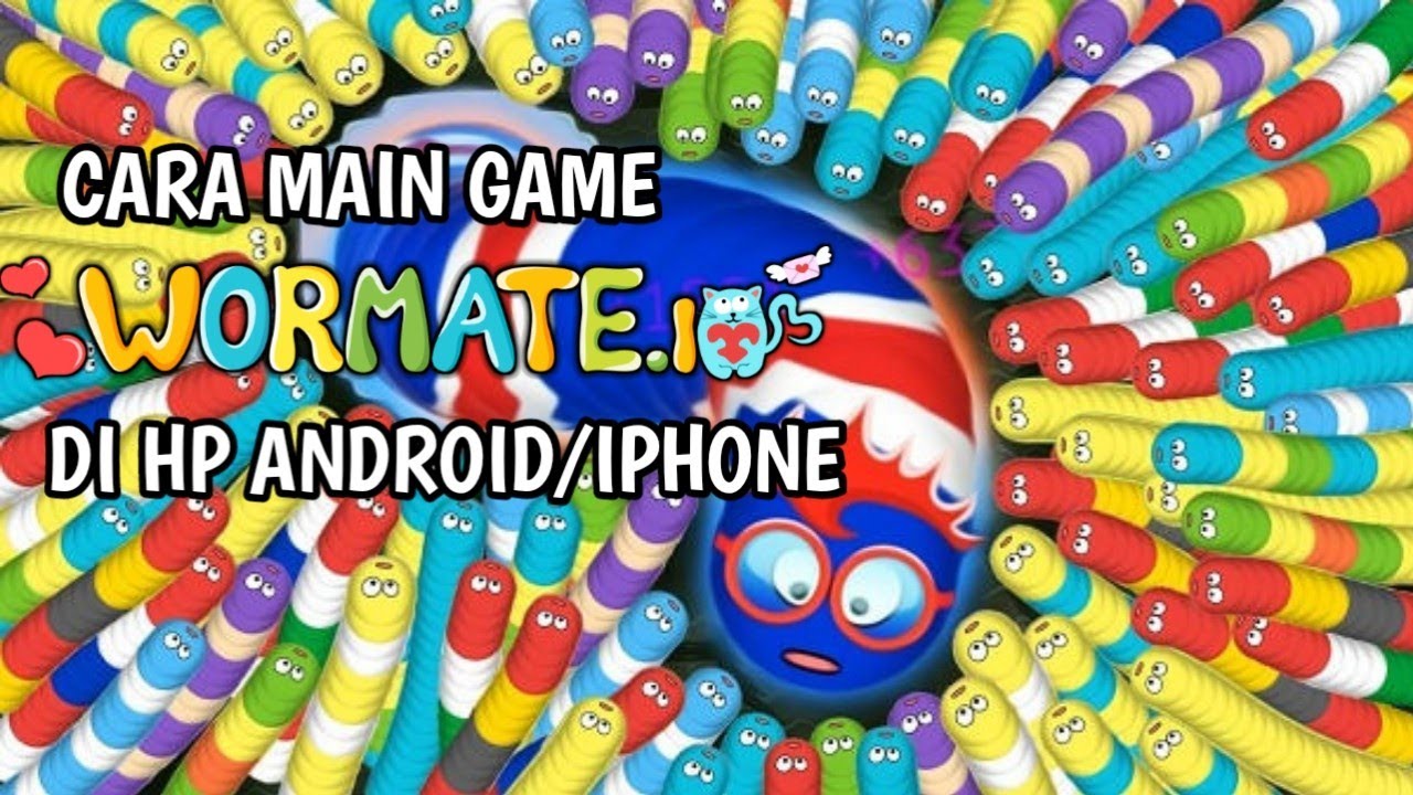 Tutorial cara main wormate.io di hp Android (bisa Mabar)