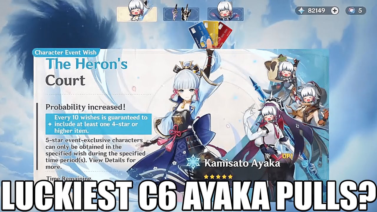 Luckiest C6 Ayaka Pulls? - Genshin Impact