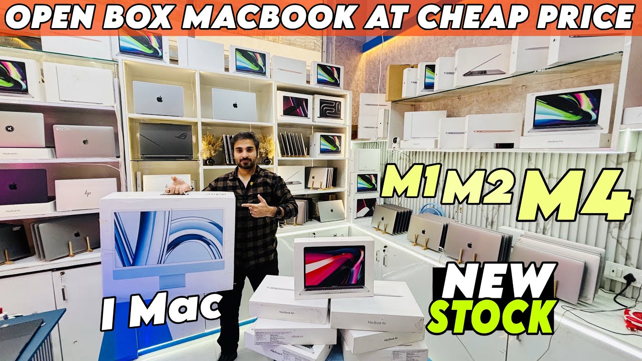 Open Box MacBook Air & Pro | Used Apple MacBook Air, M1, M2, M3, M4 | Second Hand MacBook In Delhi