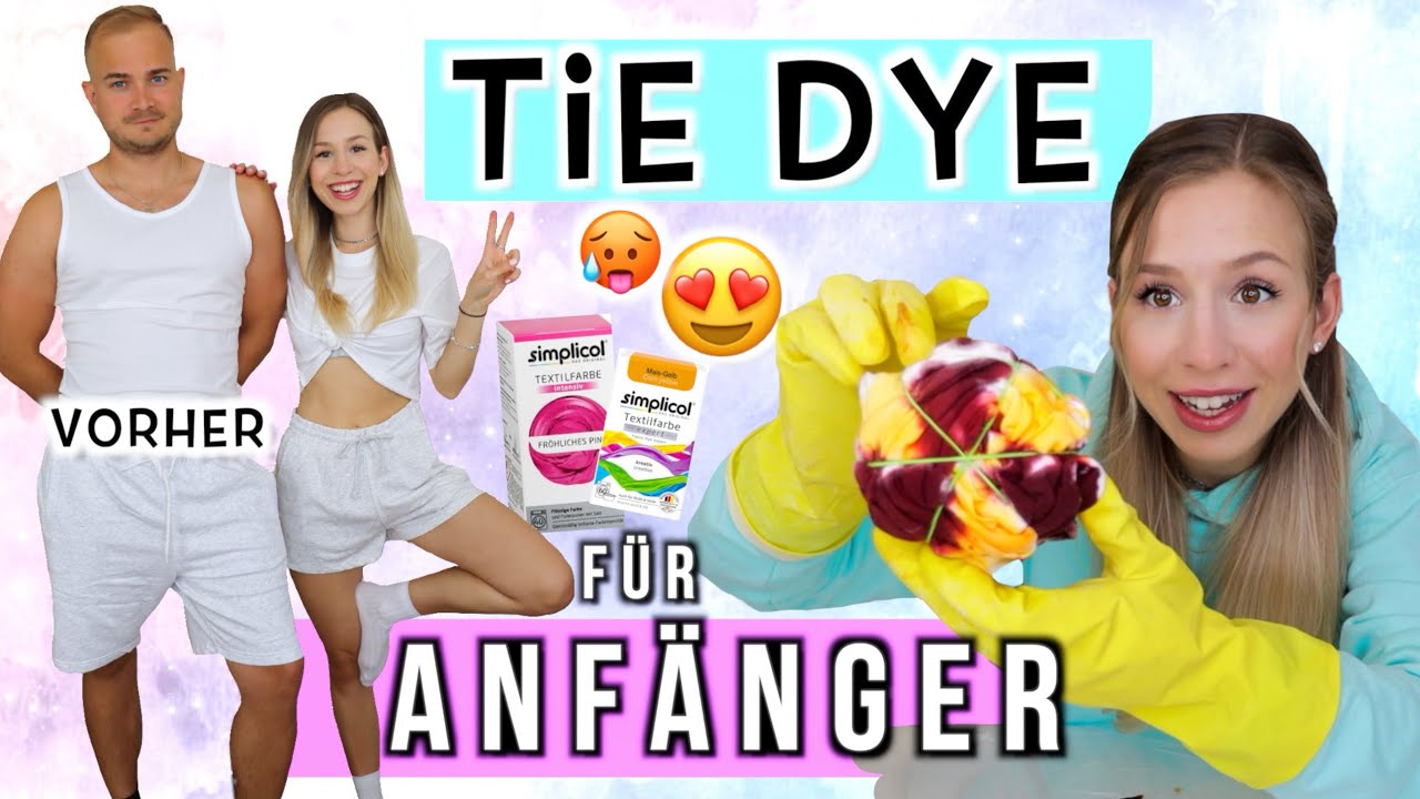 TIE DYE 🆘 ich batike unsere kompletten Outfits 🤭 Batik für Anfänger - Cali Kessy
