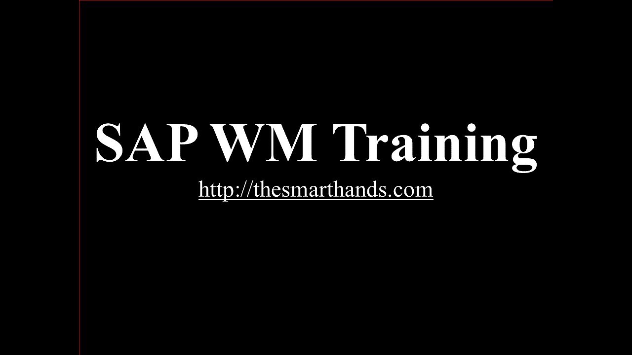 SAP WM Training - Outbound Process in WM (Video 6) | SAP WM Warehouse Management