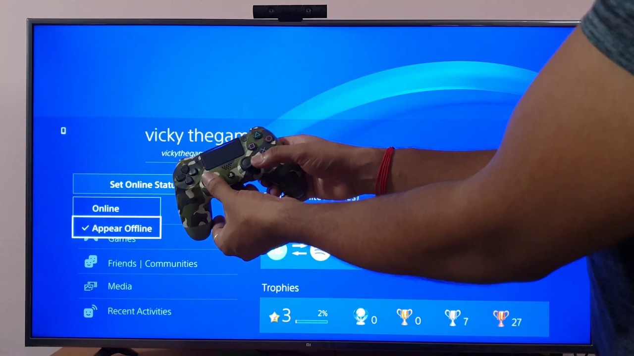 PS4 Tips: How to Change Online Status Appear Offline / Online in PS4 Console?