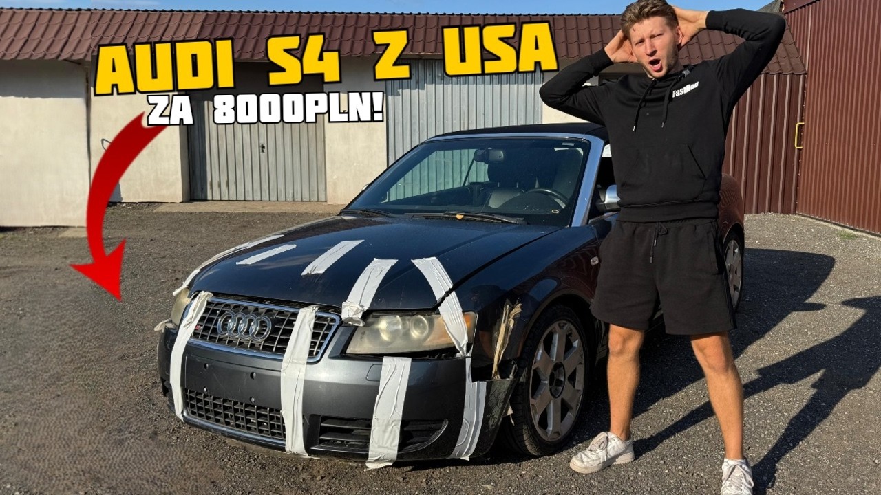 Jak wygląda AUDI S4 V8 za 8000pln z aukcji USA?!