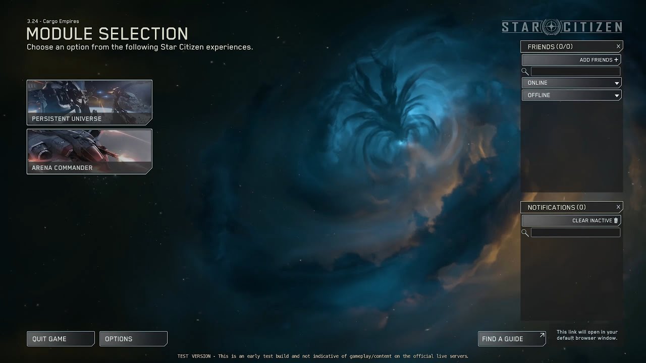 (Star Citizen 4.0.0 PTU) StarEngine Theme (Main Menu BGM)