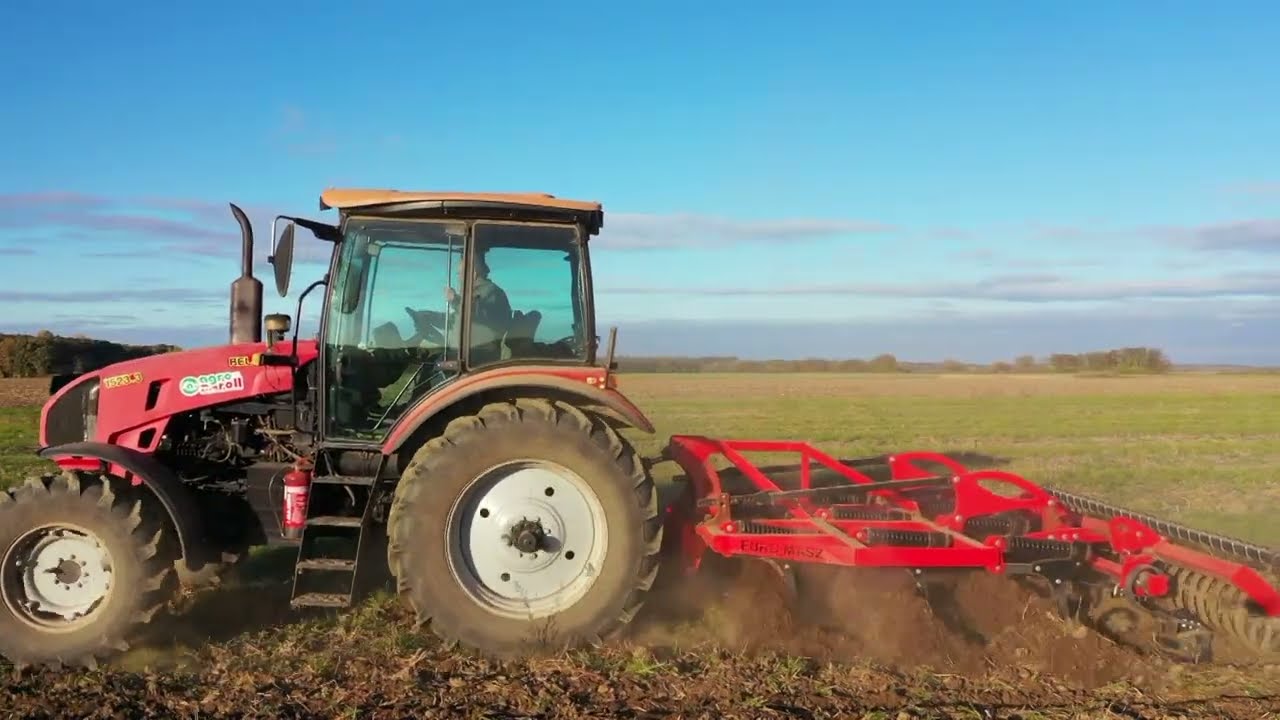 MTZ 1523.3  EURO MASZ 3 méteres Grubber.      Pocsaj Hungary 2024