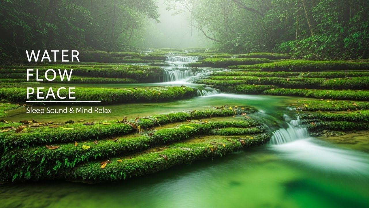Relaxing Forest Ambience with Tranquil River Flow for Study Meditation Inner Peace and Stress Relief