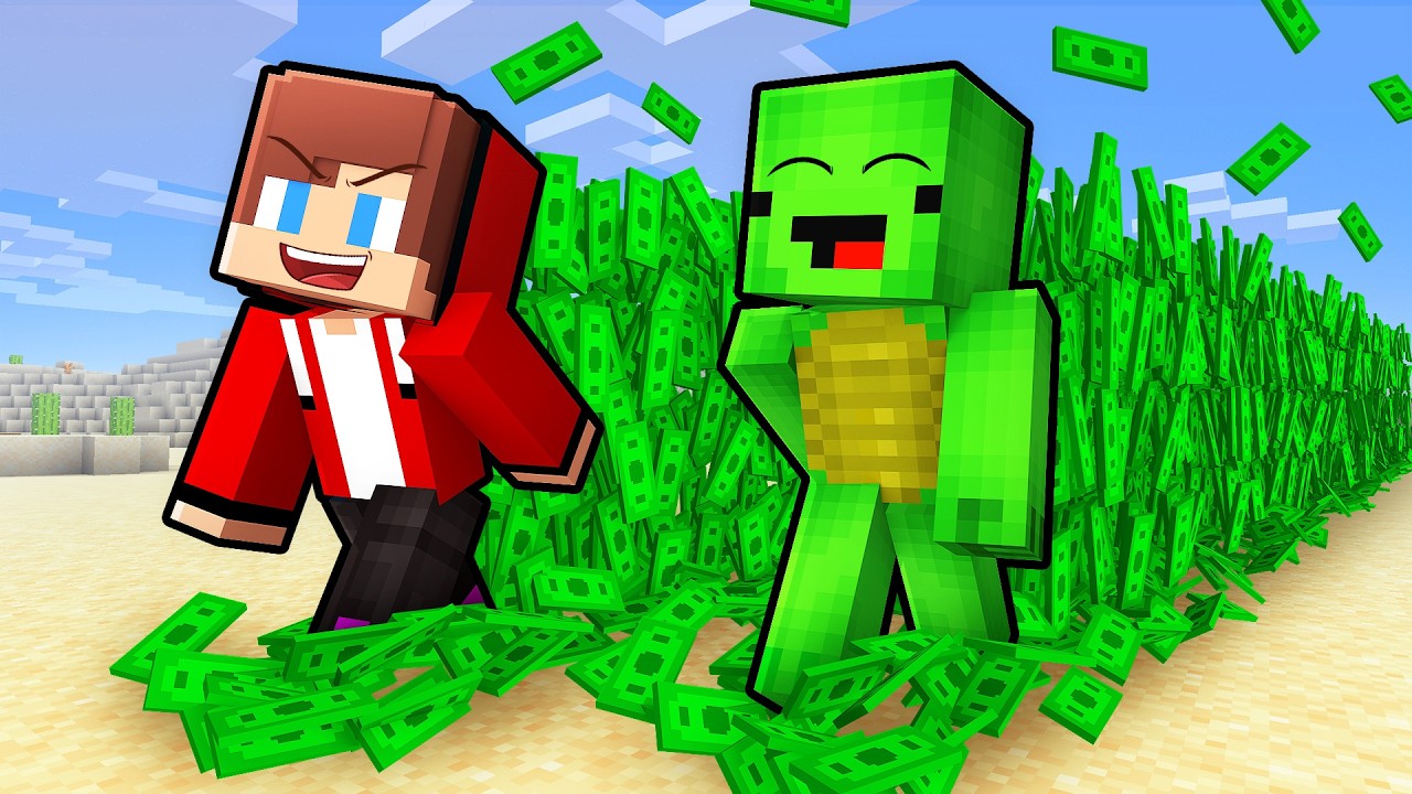 Mikey and JJ Are Evolving into RICHEST in Minecraft (Maizen)
