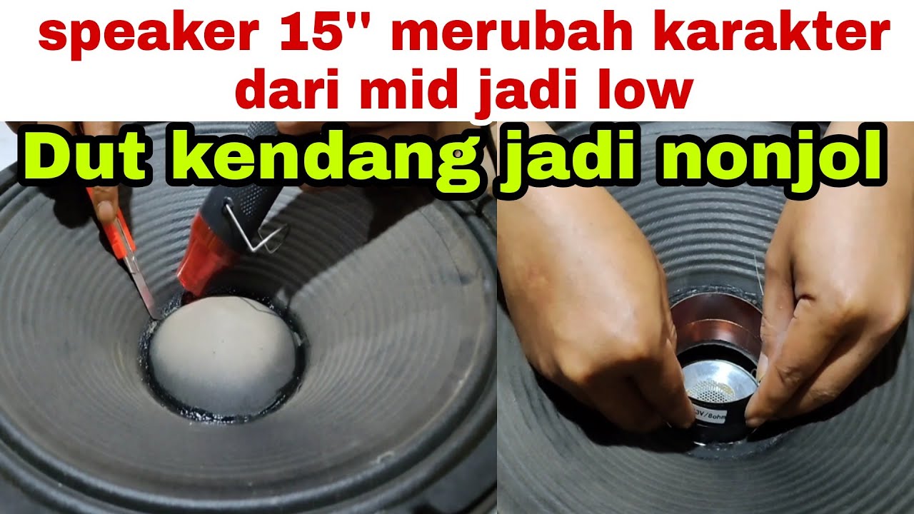 SERVIS SPEAKER MERUBAH KARAKTER DARI MID JADI LOW