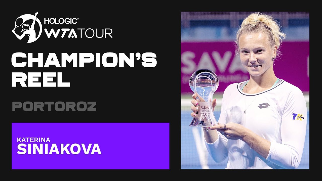 Champion Katerina Siniakova's top points in Portoroz!