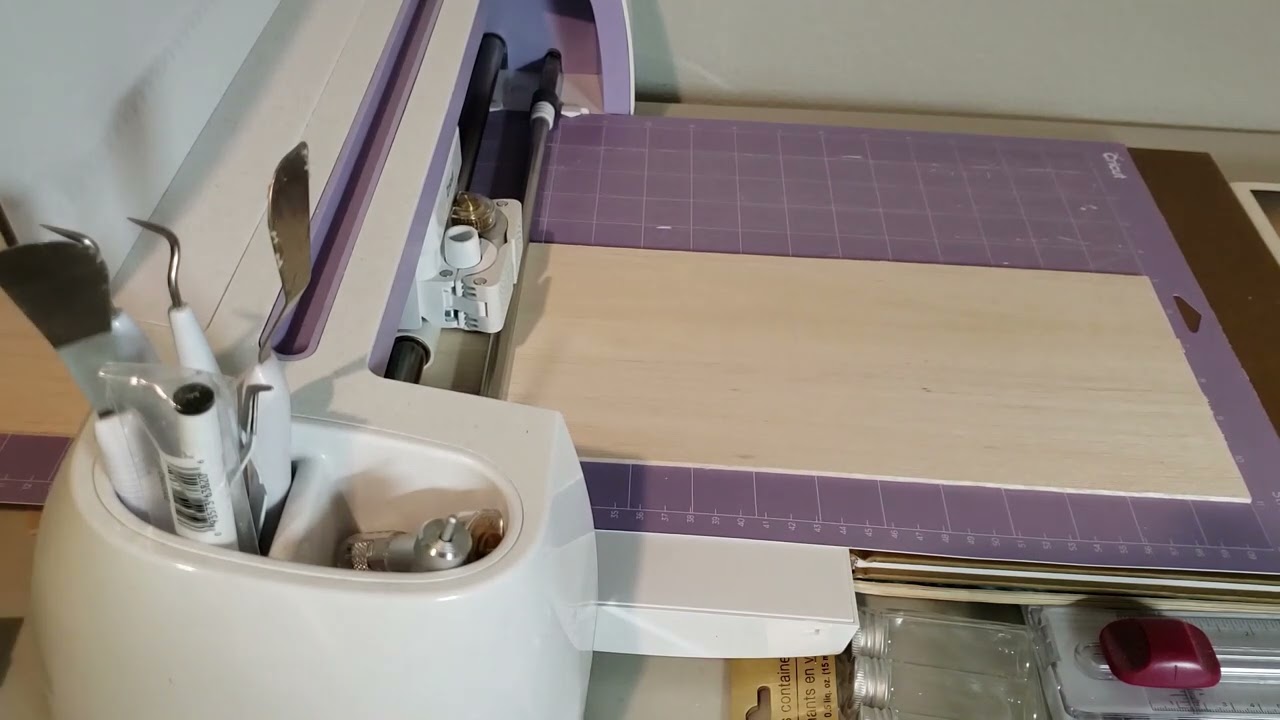 Cutting parts for Simple Citabria on a Cricut Maker machine.