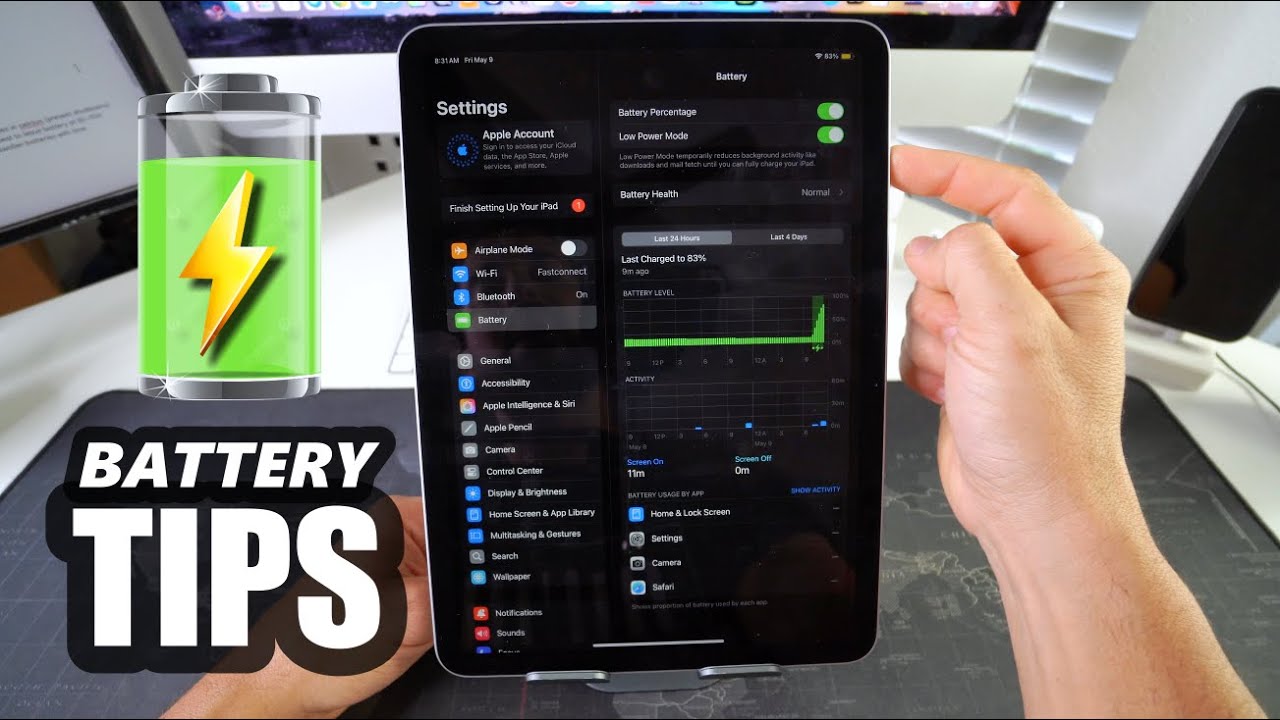 10 TIPS to MAXIMIZE the Battery Life | Apple iPad Air M3