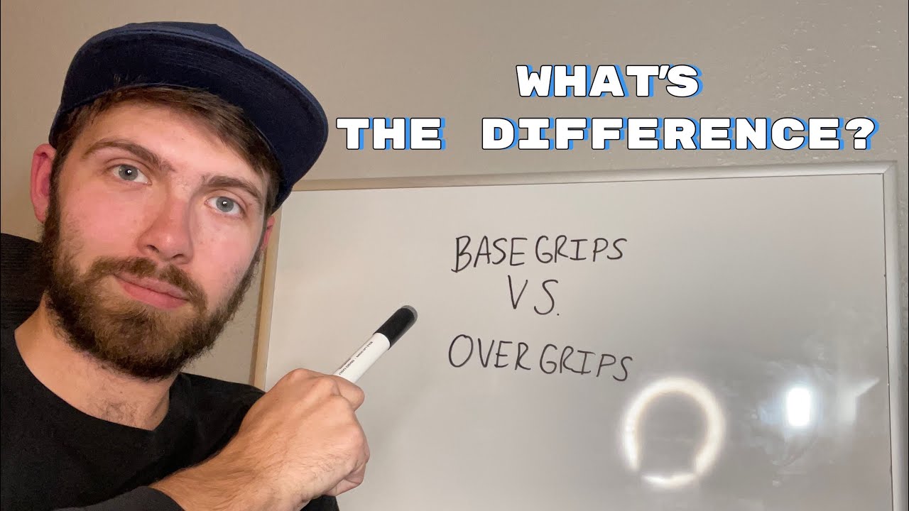 What is the difference between base grip and overgrip tennis racquets?