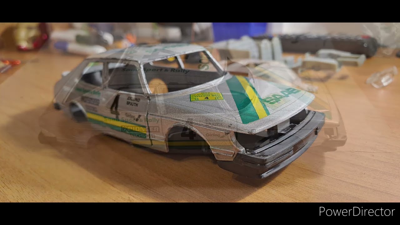 Modellino SAAB 900 TURBO (1985) restauro e rifinitura PARTE 1