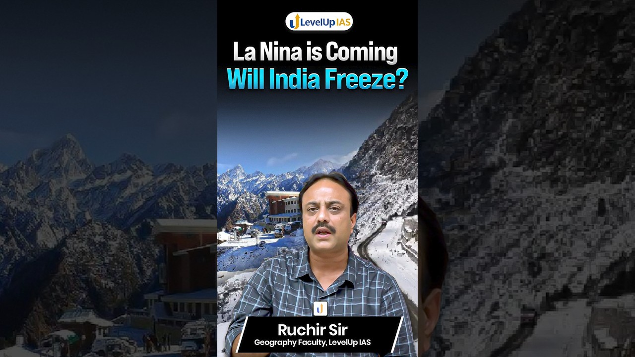 Why is Delhi freezing this winter? 🌨️ La Ni&ntilde;a Explained #shorts