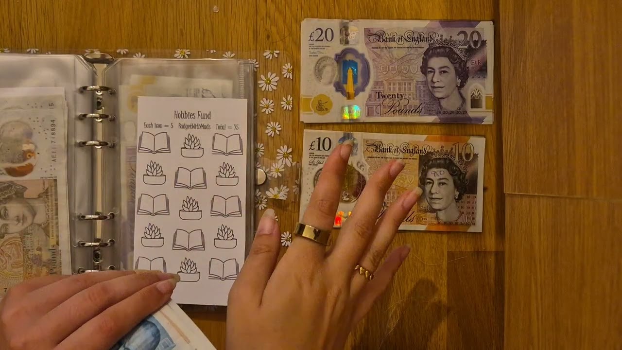 PRE-FILMED *back soon, read description!* July #5 2025 - UK Cash Stuffing - &pound;315 | BudgetWithMads