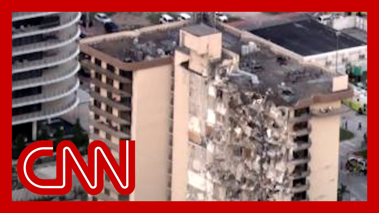 Search and rescue operation following partial condo collapse