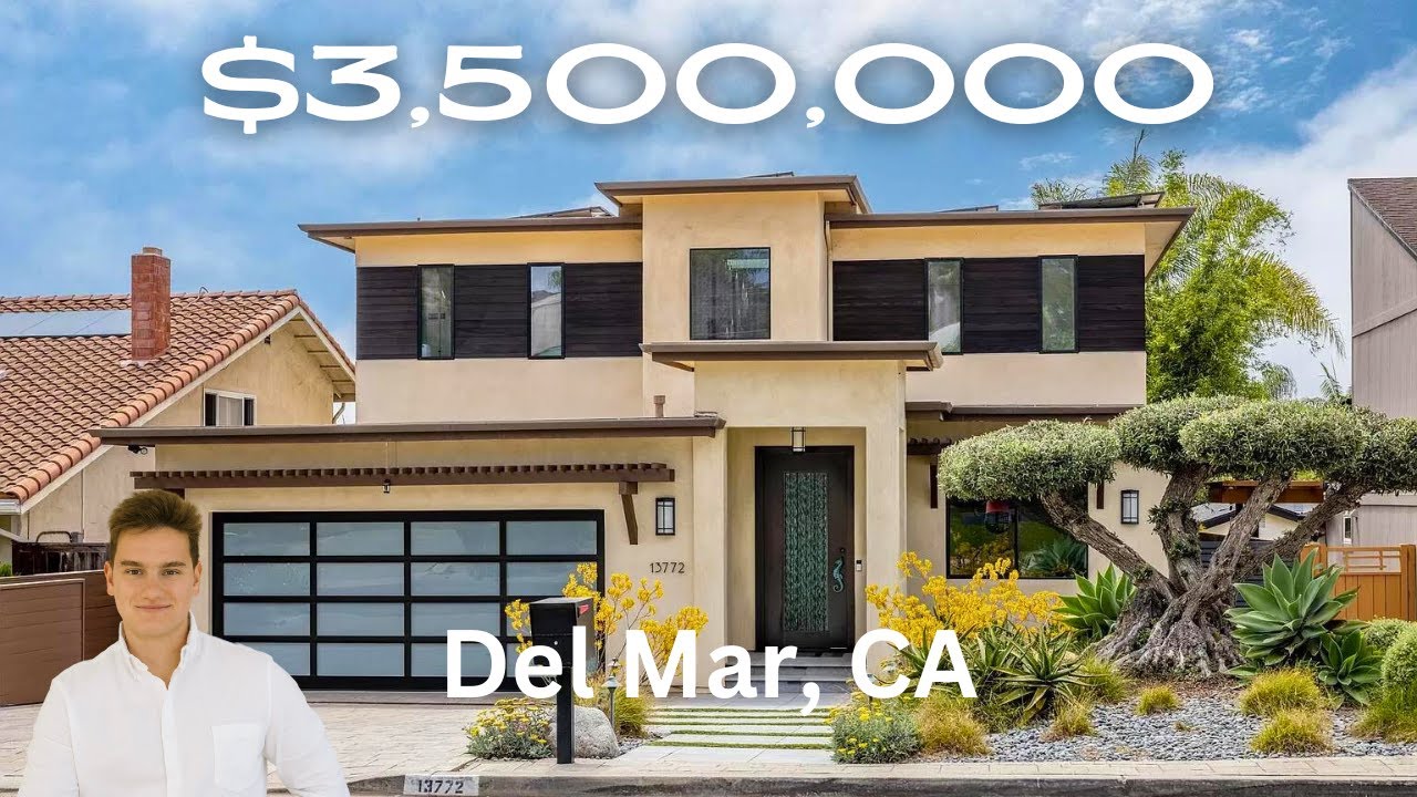 Inside $3.5 Modern Home in Del Mar 92014 | WALKING Distance To The Beach | Home for Sale