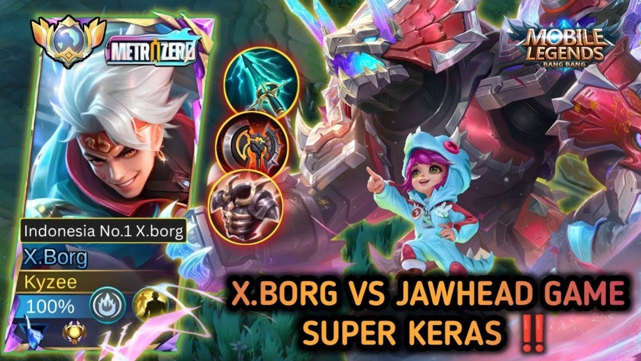 CARA MUDAH LAWAN JAWHEAD FULL DAMAGE ‼️ X.BORG GAMEPLAY 2026