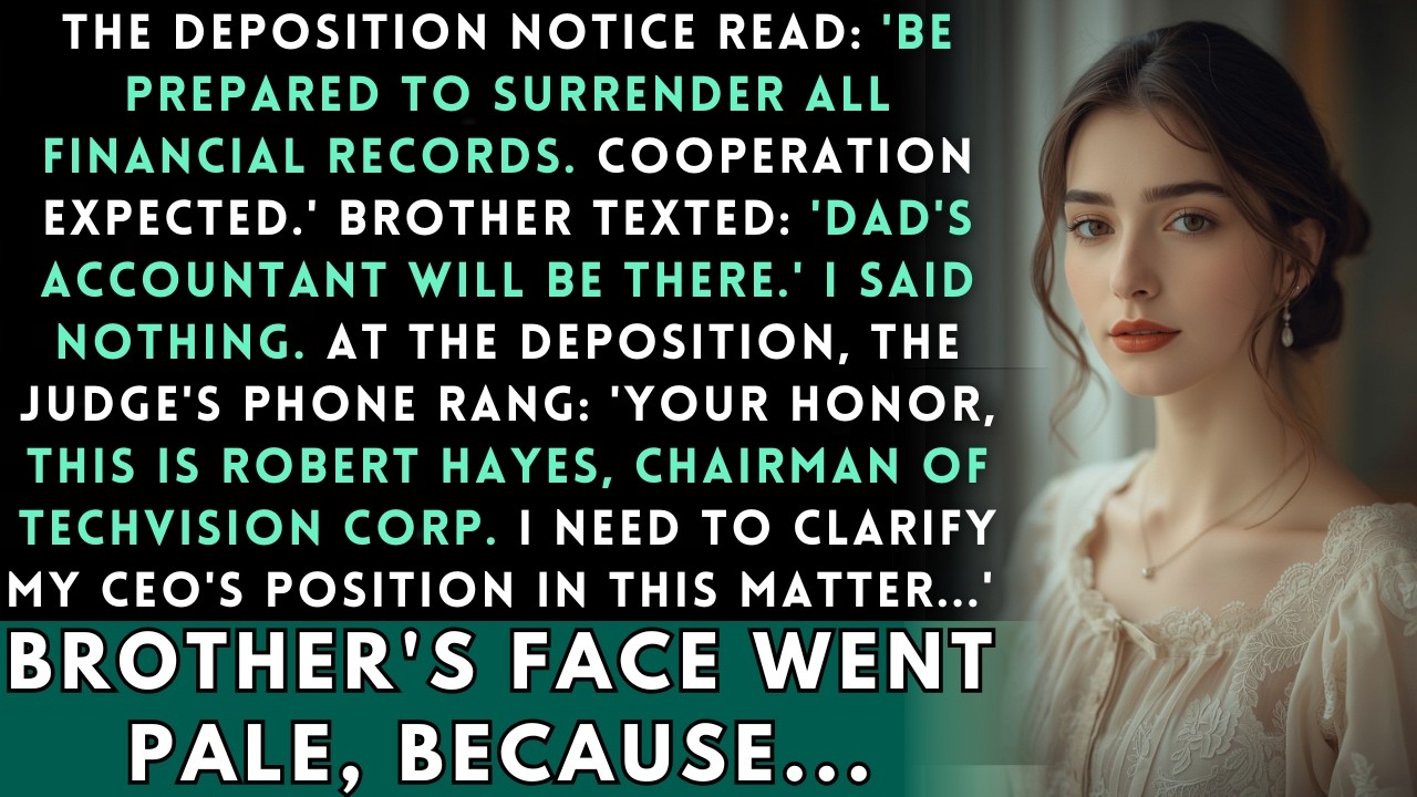My Family's Deposition Said 'Admit Everything' — Then My Board Chairman Called The Judge...
