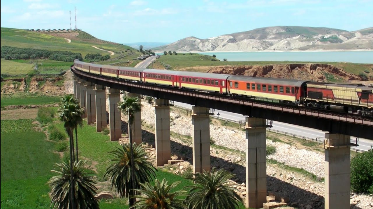قطار  وجدة  فاس2021 train du Maroc de oujda à fes