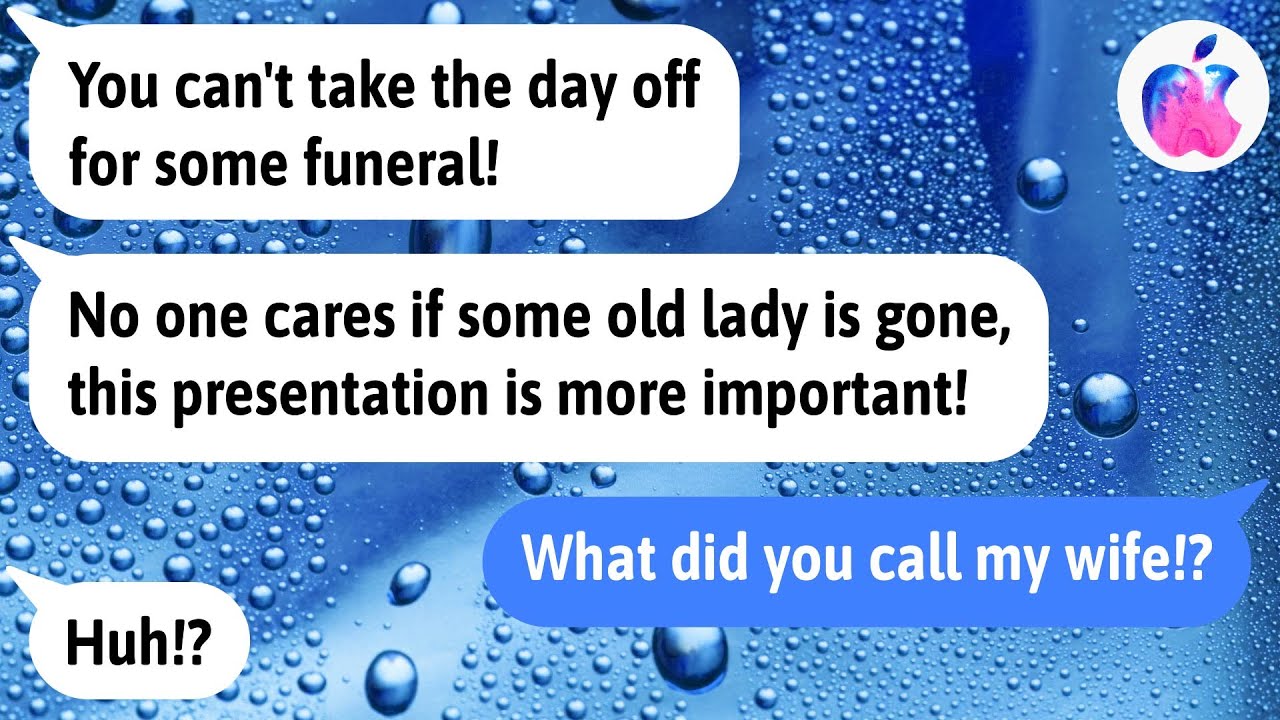 【Apple】My insane boss won't let me attend my own mother's funeral. But my father is HER boss