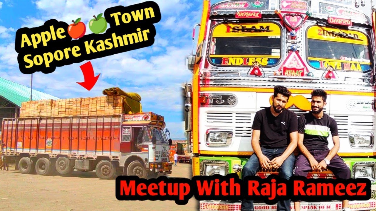 Meetup with@tktearning  | Apple🍎🍏 Town Sopore Kashmir | Truckvlog | debukhanvlogs