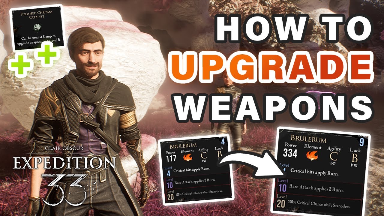 How to Upgrade Weapons and Farm Catalysts ► Clair Obscur: Expedition 33