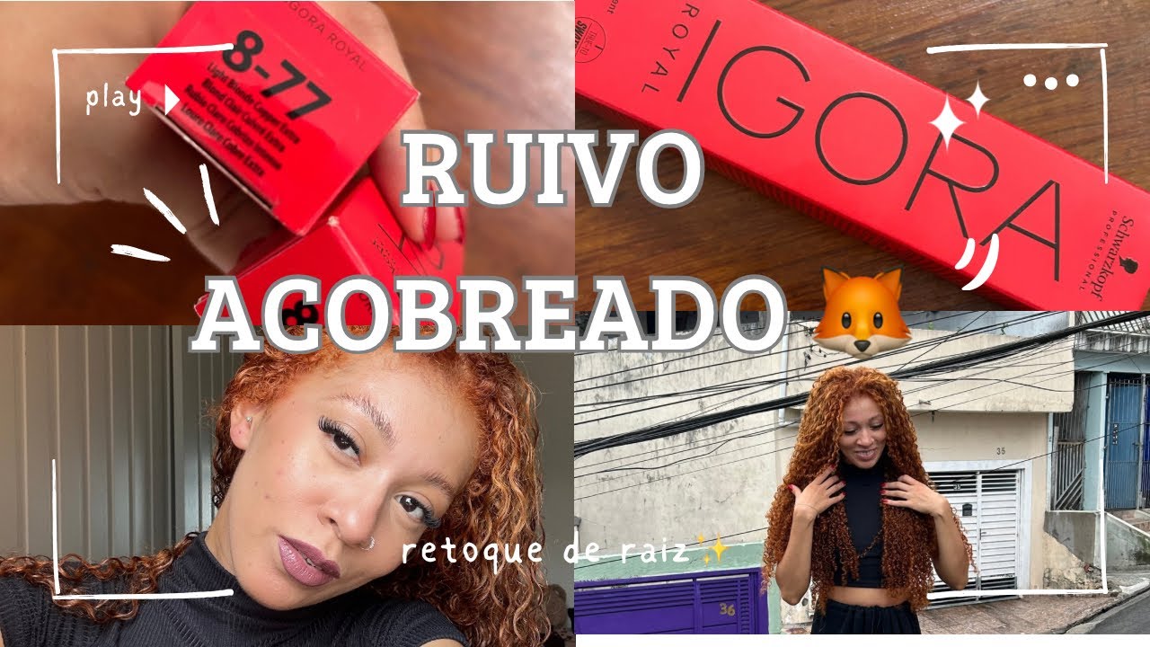 RETOCANDO O MEU RUIVO DEPOIS DE 5 MESES 😰 #ruivoacobreado #igora #ruiva 